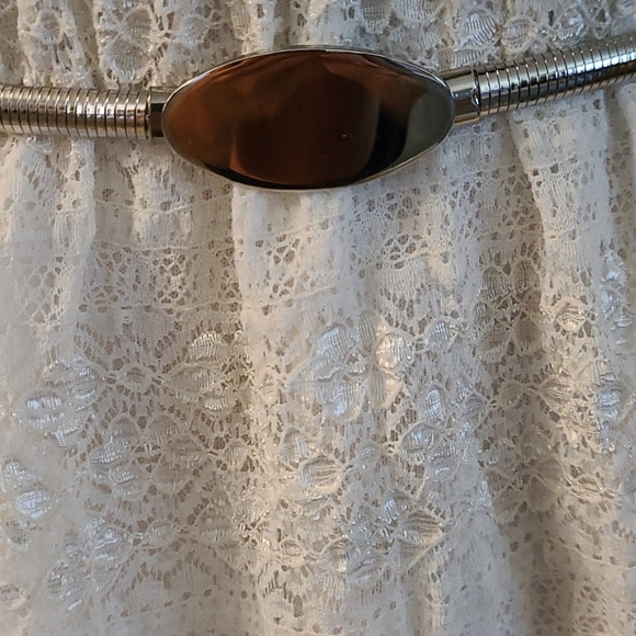 SALE TODAY BEAUTIFUL LACE LONG SMALL  DRESS MEDIUM - Picture 7 of 16